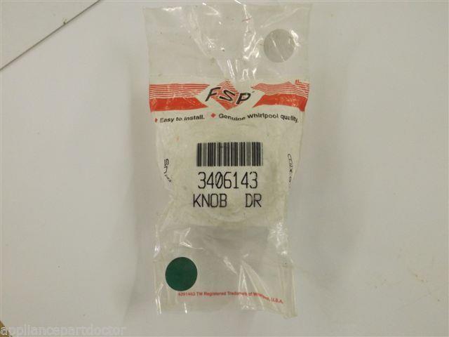 FSP Whirlpool Dryer 3406143 KNOB NEW IN BOX FSP Whirlpool Dryer 3406143 KNOB NEW IN BOX
